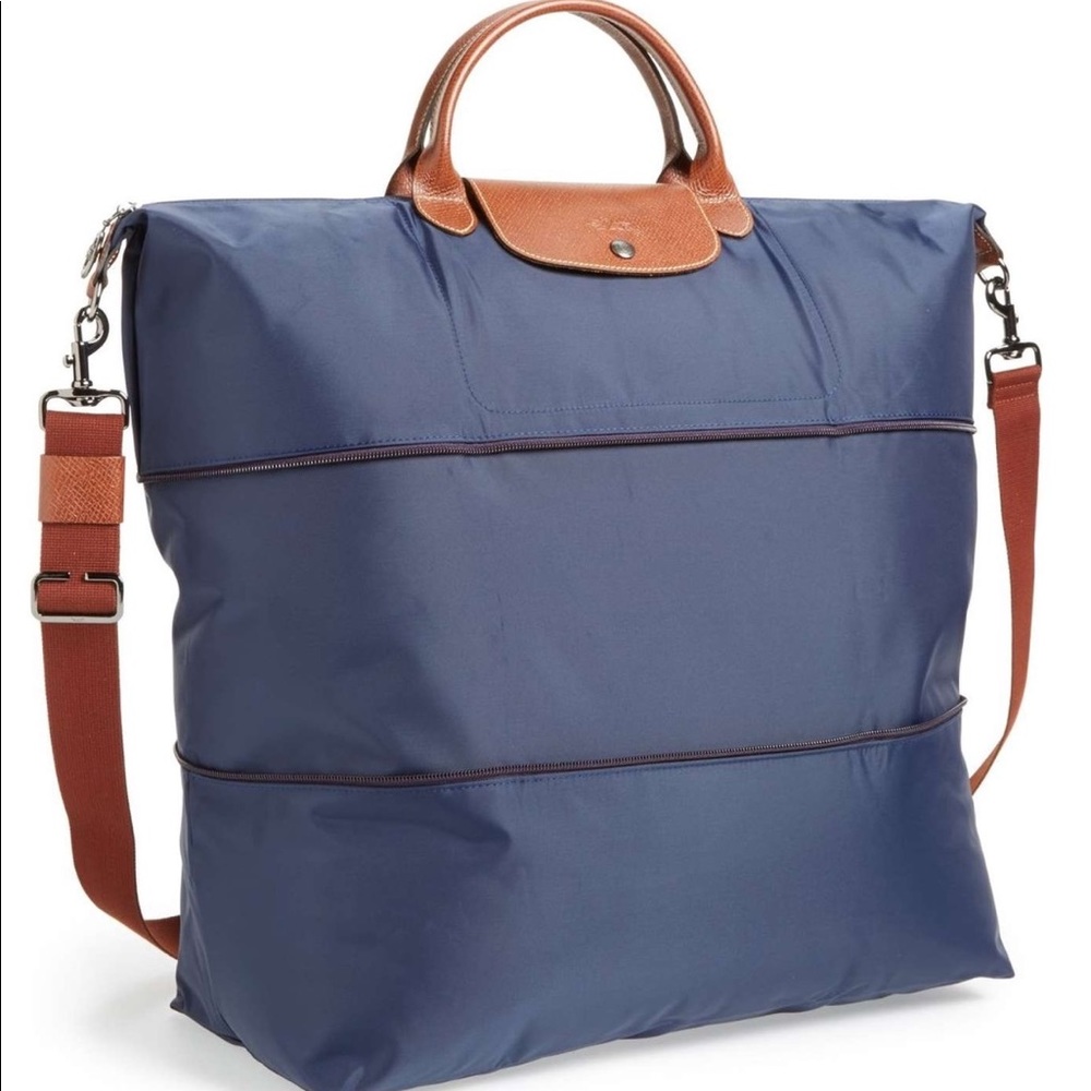 NEW $255 Longchamp Le Pliage 21 Expand Travel Bag!